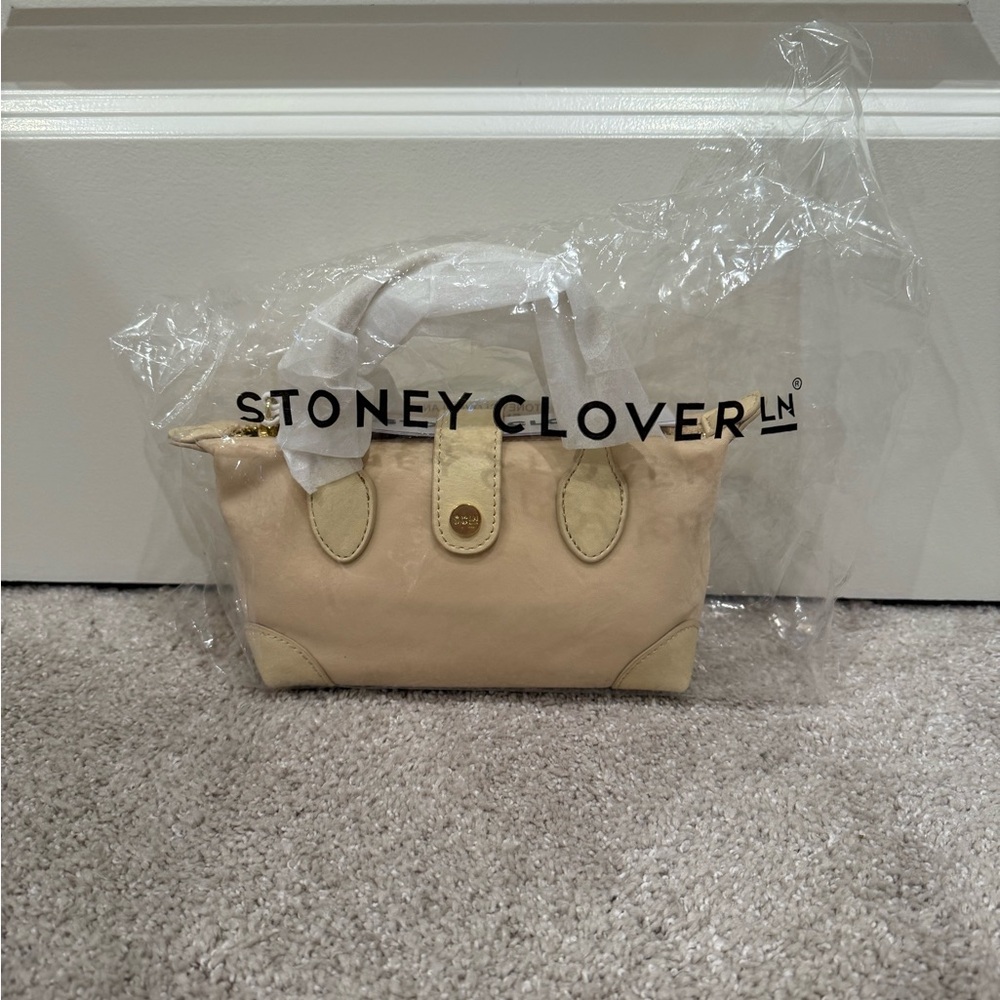 Stoney Clover Lane Pouchette Crossbody Sand NWT